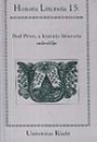 Első borító: Bod Péter,a historia litteraria művelője