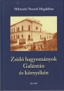 Első borító: Zsidó hagyományok Galántán és környékén