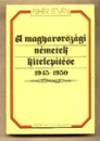 Első borító: A magyarországi németek kitelepítése 1945-1950