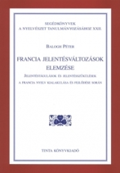 Francia jelentésváltozások elemzése