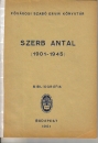 Első borító: Szerb Antal bibliográfia