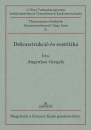 Első borító: Dekonstrukció és esztétika