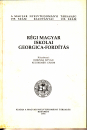 Első borító: Régi magyar iskolai Georgica fordítás