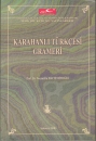 Első borító: Karahanlii türkcesi grameri.Ikinci baski