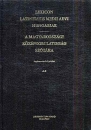 Első borító: Lexicon Latinitatis medii aevi Hungariae Suppl. 1. : A - I  A magyarországi középkori latinság szótára Kiegészítő kötet