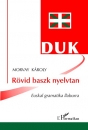 Első borító: Rövid baszk nyelvtan