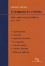 Első borító: Grammatiche critiche