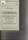 Első borító: Szibéria birtokbavételének koncepciói az orosz és szovjet történetírásban