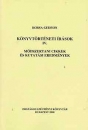 Első borító: Könyvtörténeti írások IV. Módszertani cikkek és kutatási eredmények