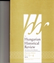 Első borító: The Hungarian historical review : new series of Acta Historica Academiae Scientiarum Hungaricae.2012 I. 3-4. Migration History