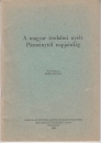 Első borító: A magyar irodalmi nyelv Pázmánytól napjainkig