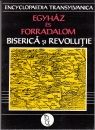 Első borító: Egyház és forradalom/Bisericá si revolutie. A köröskisjenői ortodox román egyházi zsinat