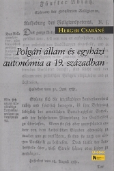 Polgári állam és egyházi autonómia a 19. században