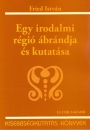 Első borító: Egy irodalmi régió ábrándja és kutatása