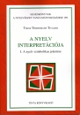 Első borító: A nyelv interpretációja. I.A nyelv szimbolikus jelentése