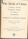 Első borító: The Birth of China A Survey of the Formative Period of Chinese Civilization