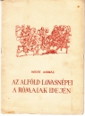 Első borító: Az Alföld lovasnépei a rómaiak idején