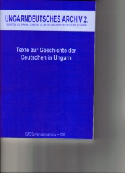 Textes zur Geschichte der Deutschen in Ungarn