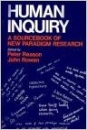 Első borító: Human Inquiry. A Sourcebook of New Pradigm Research