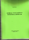 Első borító: Koreai  nyelvkönyv középhaladóknak