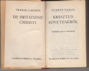 Első borító: De imitatione Christi/Krisztus követéséről
