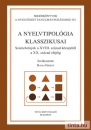 Első borító: A nyelvtipológia klasszikusai. Szemelvények a XVIII. század közepétől a XX.század elejéig