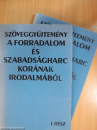 Első borító: Szöveggyűjtemény a forradalom és szabadságharc korának irodalmából I-II.