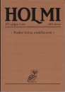 Első borító: Fodor Géza emlékezete. Holmi 2009/3