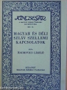 Első borító: Magyar és déli szláv szellemi kapcsolatok