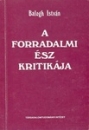 Első borító: A forradalmi ész kritikája