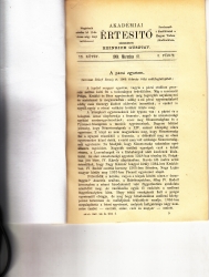 A pécsi egyetem.Kivonat az 1919 február 8.-iki székfoglalójából