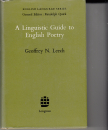 Első borító: A Linguistic Guide to English Poetry