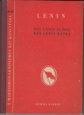 Első borító: Egy lépés előre, két lépés hátra (Pártunk válsága) 1904