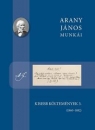 Első borító: Arany János munkái. Kisebb költemények 3. 1860-1882