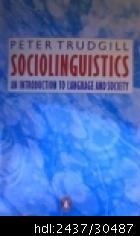 Sociolinguistics an Introduction to Languege and Society