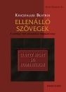 Első borító: Ellenálló szövegek. A színház nem-dramatikus megszakításai