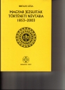 Első borító: Magyar jezsuiták történeti névtára 1853-2003