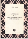 Első borító: Anthologie de la poesie classique Turque. (Dite du Divan)