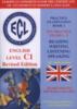 Első borító: ECL English level C1  1-5. Reading, Writing, Litening, Speaking+CD