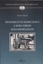 Első borító: Benedikció és exorcizmus a kora újkori Magyarországon.