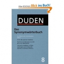 Első borító: Duden 08. Das Synonymwörterbuch. Mit CD-ROM. Ein Wörterbuch sinnverwandter Wörter