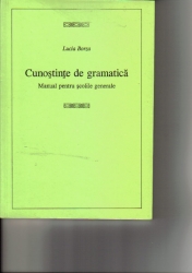 Cunostinte de gramatica