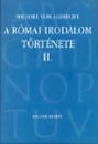 Első borító: A római irodalom története II.
