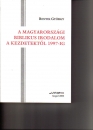 Első borító: A magyarországi biblikus irodalom a kezdetektől 1997-ig