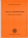 Első borító: Trianon és a Szabadkőművesség. Dokumentumok, tanulmányok