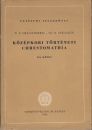 Első borító: Középkori történeti chrestomathia III. kötet
