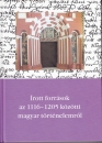 Első borító: Írott források az 1116-1205 közötti magyar történelemről