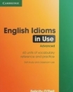 Első borító: English Idioms in Use. Advanced