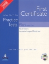 Első borító: First certificate:practice tests