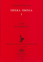 Zsigmond Telegdi Opera omnia I.